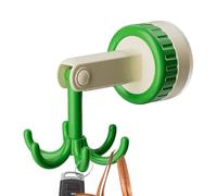 Crochet rotatif, crochet de suspension rotatif | Support de rangement pour porte-ustensiles - Crochet utilitaire adhésif, support à ustensiles à crochet adhésif, crochets multifonctionnels sous l'armo