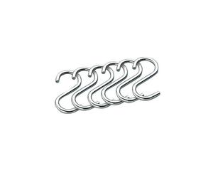 Crochet ´S´ Chromé pour support de cuisine (x6) KUCHENPROFI