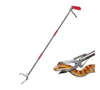 Crochet serpent - Outil de préhension long et portable robuste - Pince à serpent, crochet et crochet - Pour herpétologues, personnel de gestion de gibier, attrape-reptiles, adultes et experts