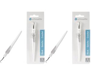 Crochet Silhouette Hook, Blanc (Lot de 2)