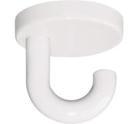 Crochet simple 477.90.040 H.A.40mm PA 99 blanc pur H.40mm D.40mm HEWI