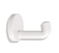 Crochet simple 477.90B030 A.100mm PA 99 blanc pur ma D.70mm HEWI