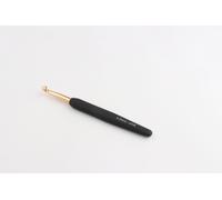 Crochet Simple Knitpro Aluminium Or Manche Souple Noir 6 Mm