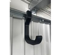 Crochet simple renforcé Biohort Highline Avantgarde - Idéal pour appareils électriques, 5,5 kg, noir, plastique