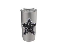 Crochet Star Boule disco rétro glamour esthétique Gobelet isotherme en acier inoxydable double paroi