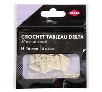Crochet Tableau Delta 16mm 8 Pièces