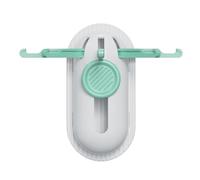 Crochet Télescopique à 5 Griffe - Crochet Adhésif Mural Extensible Sans Perçage | Étagère murale multifonctionnelle pour la maison | Parfait cuisine, salle de bain, couloir, salon, ABS robuste compact