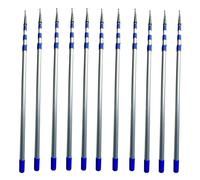 Crochet télescopique for bateau - Perche réglable en 3 sections en alliage d'aluminium for l'amarrage, la navigation et la récupération de cargaison(11Setx16.4ft)