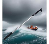 Crochet télescopique pour bateau, crochet de sécurité en aluminium anodisé durable pour récupérer des objets flottants, parfait pour bateaux, bateaux, yachts, kayaks