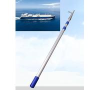 Crochet télescopique pour bateau, mât en aluminium robuste pour amarrage maritime, sauvetage de bateau, sécurité de piscine et lignes d'amarrage, extensible de 2 à 6 mètres