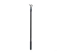 Crochet télescopique pour vêtements, Tringle Extensible Noire 30-60 cm | Structure metallique rigide a verrouillage par rotation solide, crochet double resistant et manche ergonomique stable.