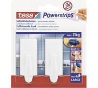 Crochet tesa Powerstrips® large Trend tesa 58045-00000-20 blanc 2 pc(s)