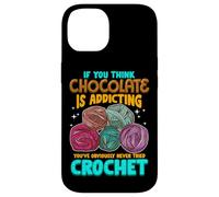 Crochet Theme Design Meme for Crochet Lovers Coque pour iPhone 14