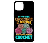 Crochet Theme Design Meme for Crochet Lovers Coque pour iPhone 15 Plus