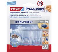 Crochet transparent DECO XL tesa Powerstrips® tesa 58813-00000-20 transparent 2