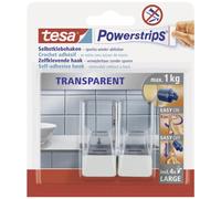 Crochet transparent large blanc tesa Powerstrips® tesa 58811-00000-20