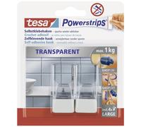 Crochet transparent large blanc tesa Powerstrips® tesa 58811-00000-20