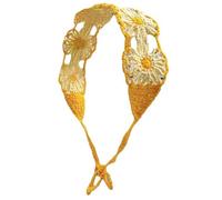 Crochet Turban Bandeau Fleur Bandanas Rural Tête Foulard Femme Ethnique Décoration de Cheveux Élégant Écharpe Ornements de Cheveux
