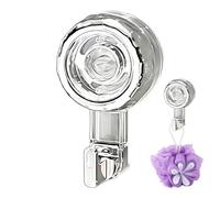 Crochet ultra grip, cintre de douche sous vide, support de salle de bain sans perçage, support de rangement mural pour carrelage en verre, organisateur de cuisine et de salle de bain, charge lourde, p