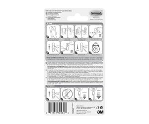 Crochet utilitaire Command Jumbo, paquet de 1 crochet et 4 bandes adhésives, ...