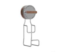 Crochet Ventouse Bassine Installation pour facile Crochet Ventouse | Acier inoxydable 201, résistance rouille, pour idéal cuisine humide, installation rapide outils(brown)