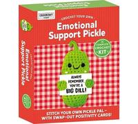Crochet Your Own: Emotional Support Pickle: A Complete Crochet Kit to Stich Your Own Pickle Pal with Swap-Out Positivity Cards