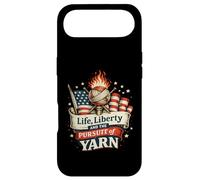 Crocheter Knitter Liberty and The Pursuit of Yarn Lover Coque pour iPhone Air