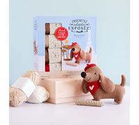 Crochetez, adoptez, exposez ! Coffret Marcel le teckel au crochet
