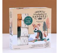 Crochetez, adoptez, exposez ! Coffret Renard - Marlène Hurtrait - De Saxe Eds - Coffret - Jeux livres objets