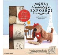 Crochetez, Adoptez, Exposez ! - Marcel Le Teckel Et Son Cadre Déco ! Coffret Avec Accessoires