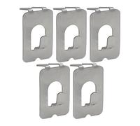 Crochets à carreaux - Kit de rangement résistant avec 5 crochets métalliques pour tableaux muraux en plâtre, pour maison, chambre, salon, cuisine, appartement, bureau, hôtel, maison de campagne