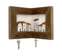 Crochets à clés - Serviette suspendue | Crochets, organisation de maison rustique vintage en bois 3D - Porte-clés | pour hall d'entrée, couloir, cuisine, vestiaire, garage, bureaux, maison, coin, stat