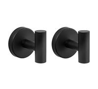 Crochets à Ventouse,Crochets de Douche à Ventouse - 2X crochet à peignoir en acier inoxydable - Porte-serviettes sans perçage, cintre à ustensiles amovible pour salle de bain, douche, cuisine