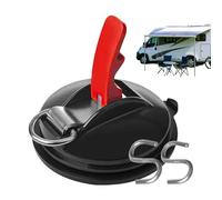 Crochets à ventouse robustes | Ventouses à forte adhérence | Clips d'arrimage à forte adhérence pour auvent de voiture, camping-car, van, SUV, tente, camion, piège de camping