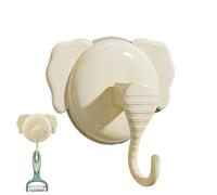 Crochets à ventouse solides, crochet mural éléphant | Crochets à ventouse sous vide robustes au design éléphant | Crochets muraux, crochets muraux tout usage sans clous, support de luffa, crochet à se