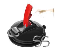 Crochets à ventouse - Tasses robustes avec clips d'arrimage sans trou perforés pour cuisine, salle de bain, toilettes, voyage, camping, matériau durable, forte tenue, installation facile