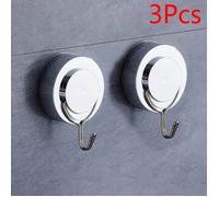 Crochets à Ventouses - Noname - 3 Pcs - ABS et PVC - Charge Max 5 kg - Design Contemporain