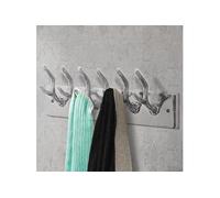 Crochets à vêtements - - Argenté - Aluminium - 4 pcs - 6 crochets