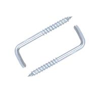 Crochets à vis en L M2.4-M4.7, autotaraudeurs zingués for suspension - Lot de 20(M3.8x50mm 10pcs)