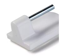 Crochets adhésifs pour tringles de vitrage Prym - Blanc - Lot de 4