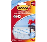 Crochets adhésifs transparents Command 2 pcs