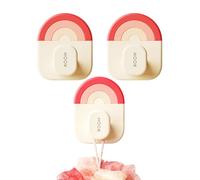 Crochets amovibles, support de douche, pour mur, salle de bain, porte de douche, plafond, cuisine, manteau, clé, fenêtre, dortoir, placard, serviette, vêtements, sac à dos