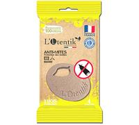 Crochets Anti-Mites Textiles pour penderie et Armoire - Protection puissante Anti Mites Textile pour vêtements - Lot de 4 Crochets biodégradables et fabriqués avec des ingrédients naturels
