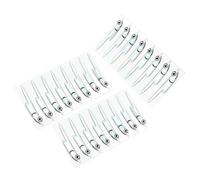 Crochets autocollants en forme de poisson argenté artificiel, matériaux de fixation pour poisson-appât, banderoles d'épaule, poisson-appât, banderoles d'épaule, hameçon en aluminium artificiel