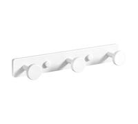 Crochets Blanc/noir/gris 3/4/5/6/7/8, Porte-manteau En Alliage D'aluminium, Patère Simple Et Élégante, Crochet Mural Solide Et Robuste, Adapté Pour Salle De Bain, Entrée, Derrière La Porte(White,20cm/