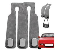 Crochets D'Appui-Tête De Voiture - Cuir PU 17x8.5cm, Crochets 2-en-1 Dossier Siège | Cintres Universels Appui-Tête Pour Sac À Main, Sacs D'Épicerie, Sacoches Et Organisation Rangement.