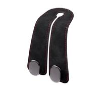 Crochets d'appuie-tête pour auto,Double support en cuir PU et métal | Crochets Pour Siège Auto - Voyage Déplacement Conduite quotidienne Camping été Trajet travail Pique-nique Vacances Extérieur