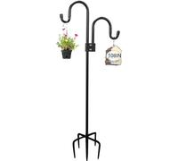 Crochets De Berger Pour Jardin,274cm Double Crochet De Jardin,5 Brochs,MÉTal Pour Mangeoire Oiseaux Exterieur, Pour Nichoirs, LumiÈRes De Noël, Boules De Fleurs, Plantes Et DÉCorations De Noël