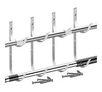 Crochets de clôture de piscine | Organiseur de piscine robuste | Support d'écumoire de piscine | Pour râteaux, écumoirs, filets, brosses, outils, accessoires, balustrades murales, poteaux