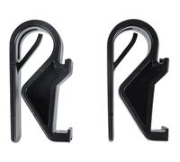 Basil Crochets Hook-on-System Sports pour Ø 10–12 mm Noir – Lot de 2